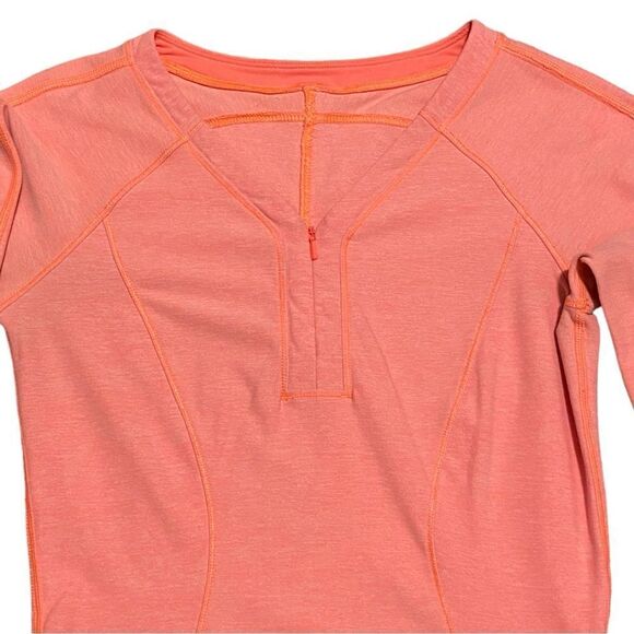 Lululemon Love Some Run Long Sleeve Heathered Very Light Flare 4 - Picture 7 of 13